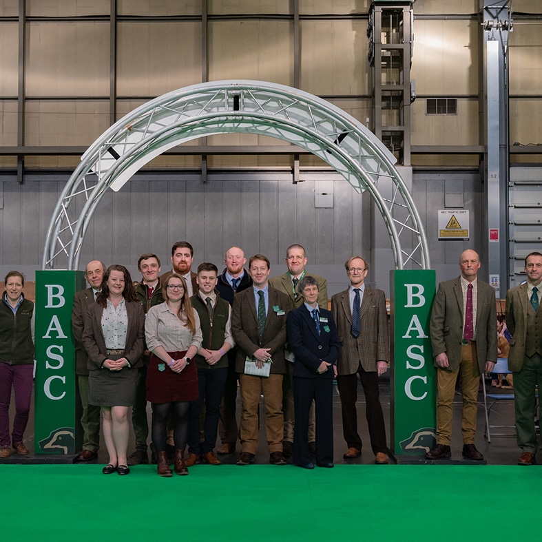 BASC staff standing together in Crufts