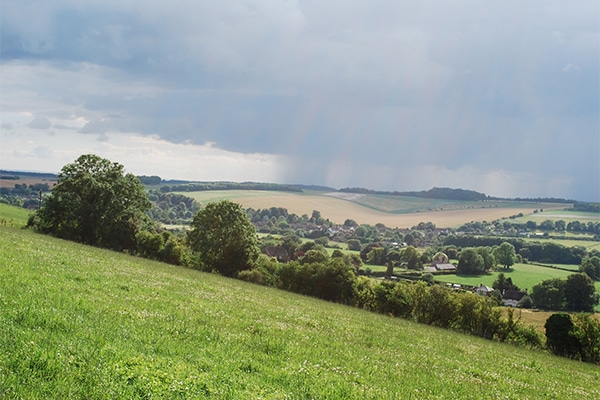 A countryside landscape