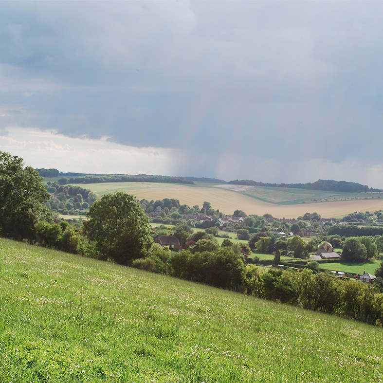 A countryside landscape