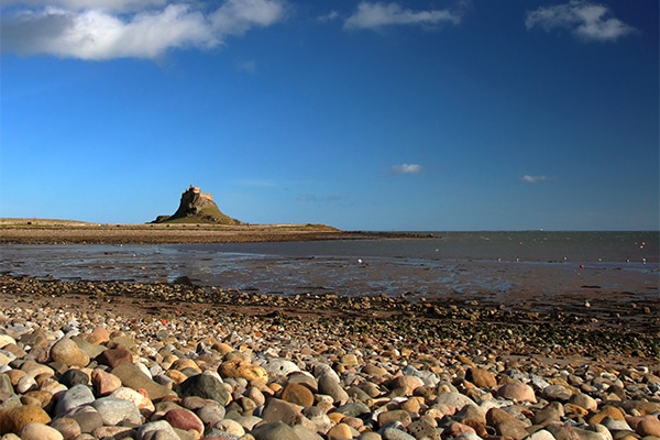 A landscape of Lindisfarne