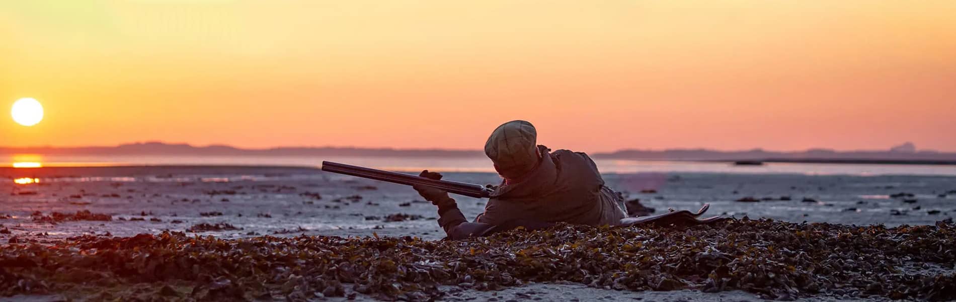 Wildfowling sunset