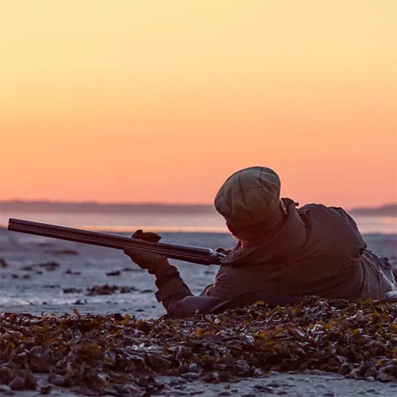 Wildfowling sunset