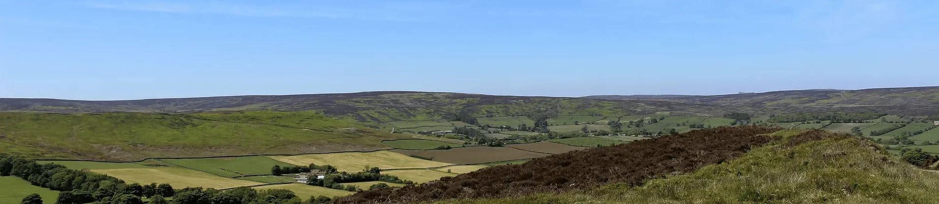 Fields and valley