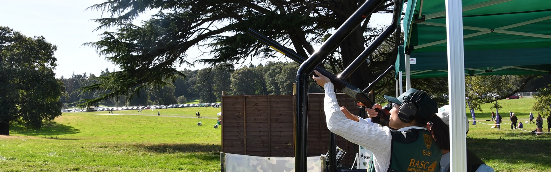 BASC shotgun coach with a student